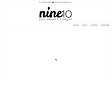 Tablet Screenshot of nine10photo.com